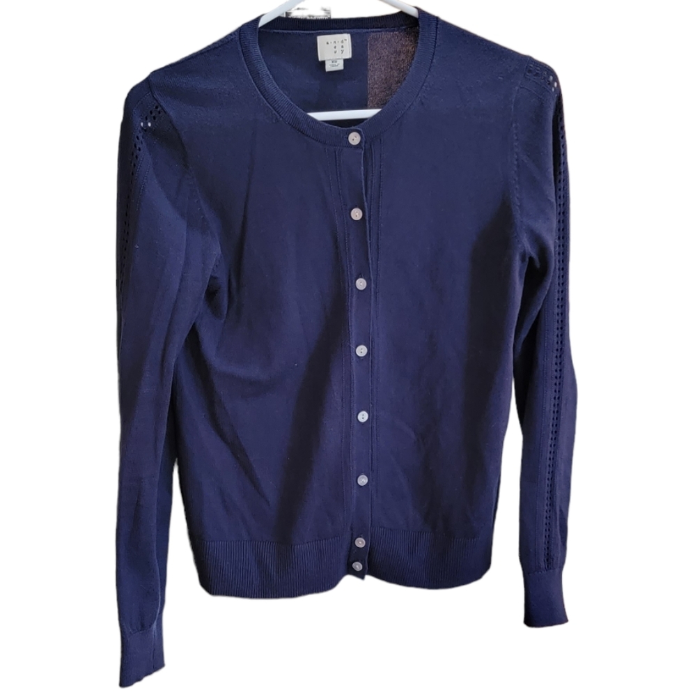 A NEW DAY XS Navy Blue Cardigan